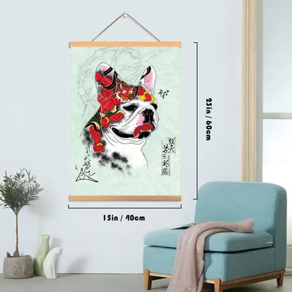 Cute Cat Canvas Wall Art for Home Decor (1pc)