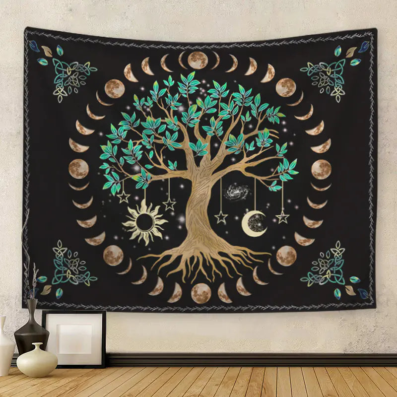 Mandala Series Sunstone Tapestry for Home Decor
