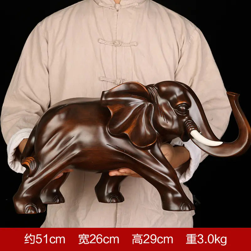 Resin Elephant Figurine for Home Decor (One Piece)