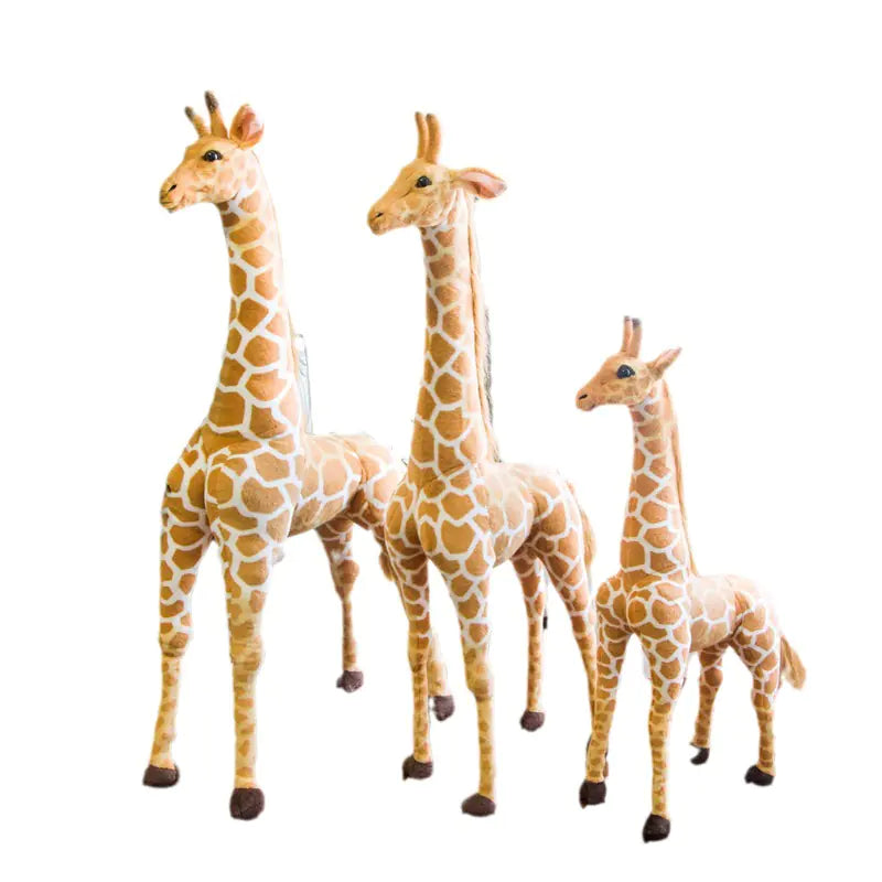 Realistic Plush Giraffe Toy for Kids and Home Decor