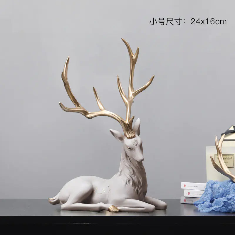 Elegant Deer Figurine for Home Decor and Gifts