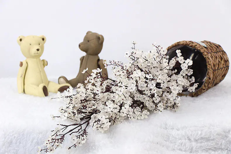 Realistic Baby's Breath Single Stem Floral Decor