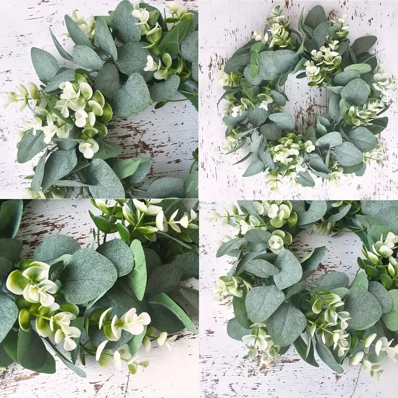 Artificial Eucalyptus Wreath for Home Decor (1pc)