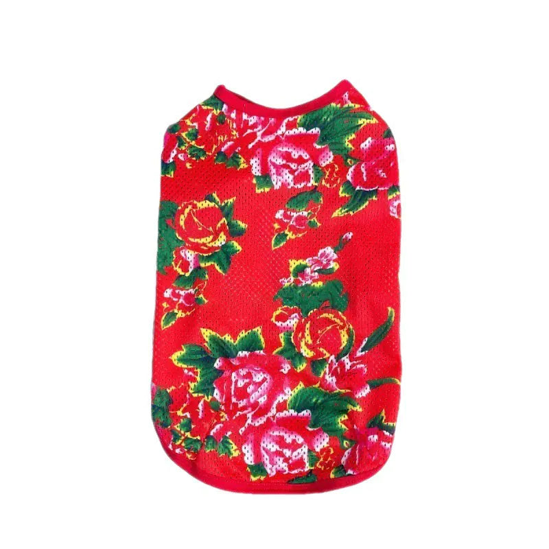 Cool Sunscreen Pet Vest for Pugs and Schnauzers