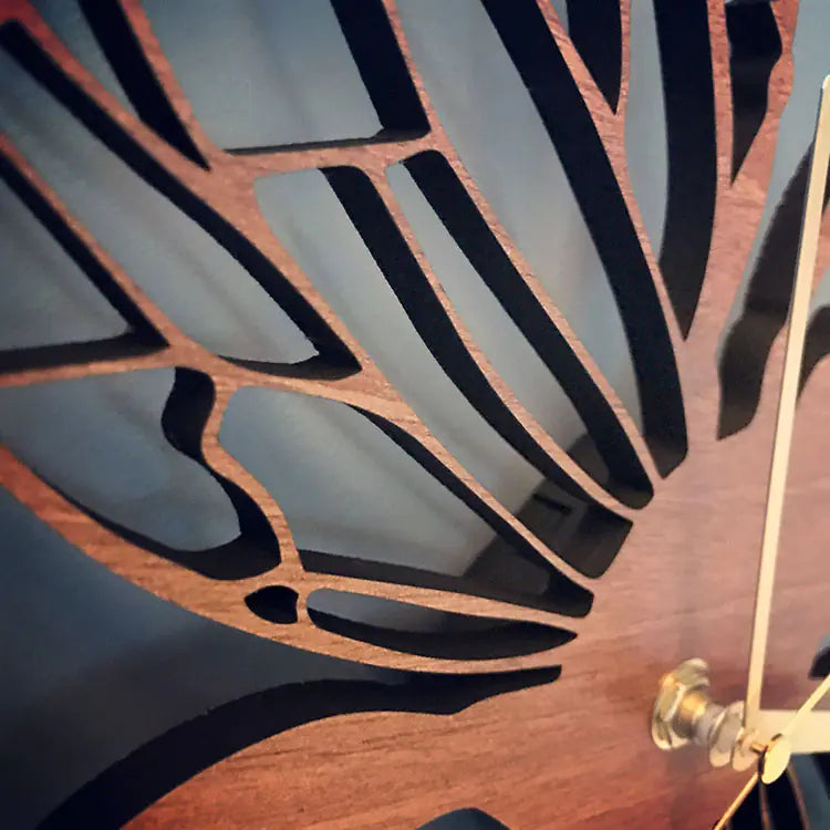 Creative Bamboo Bee Wall Clock for Home Decor