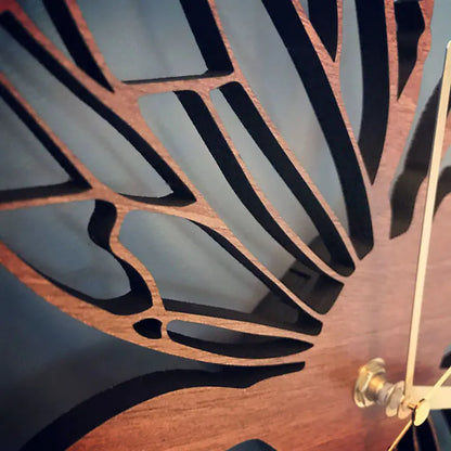 Creative Bamboo Bee Wall Clock for Home Decor