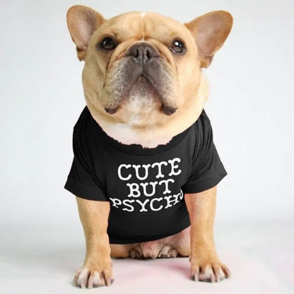 Humorous Turtleneck Round Neck T-shirt for Pets