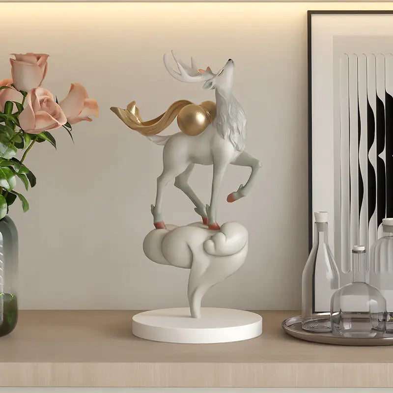 Elegant Deer Figurine for Home Decor and Gifts
