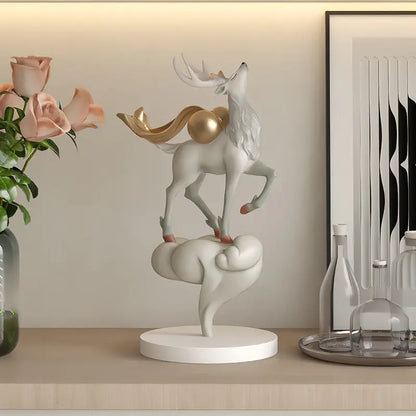 Elegant Deer Figurine for Home Decor and Gifts