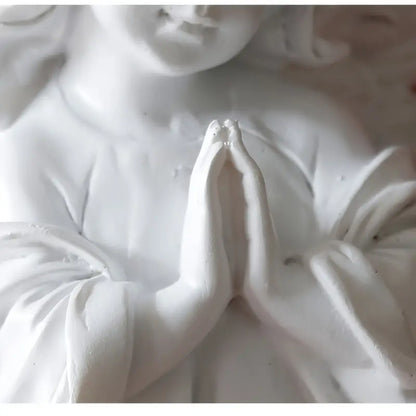 Adorable Angel Girl Sculpture for Home Decor (1 Piece)