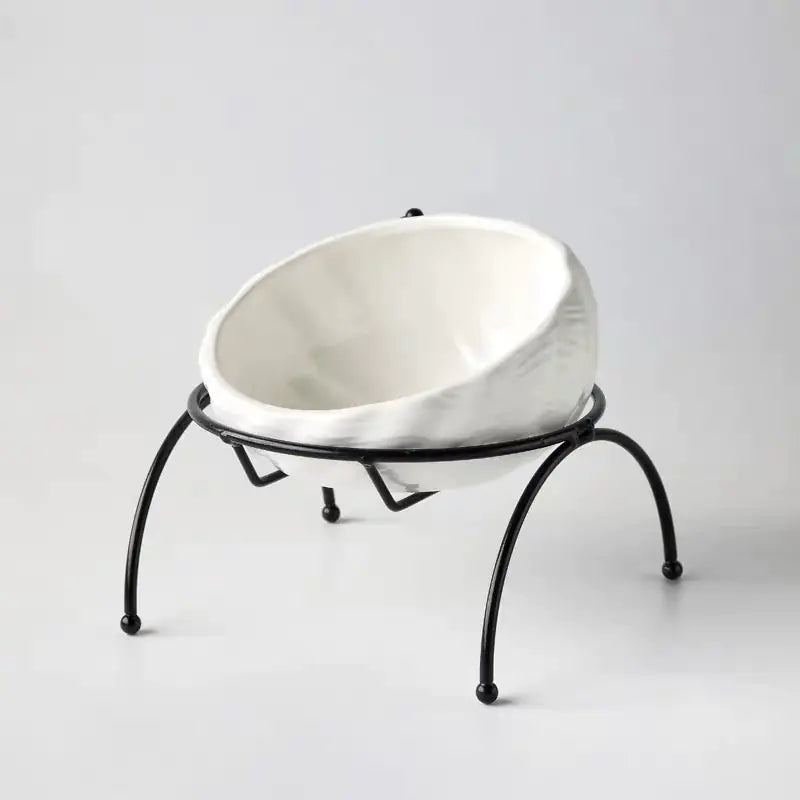 Pet Supplies Elevated Cat and Dog Bowls with Slant Design