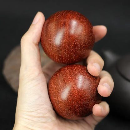 Wooden Health Ball Handcrafted with Red Sandalwood