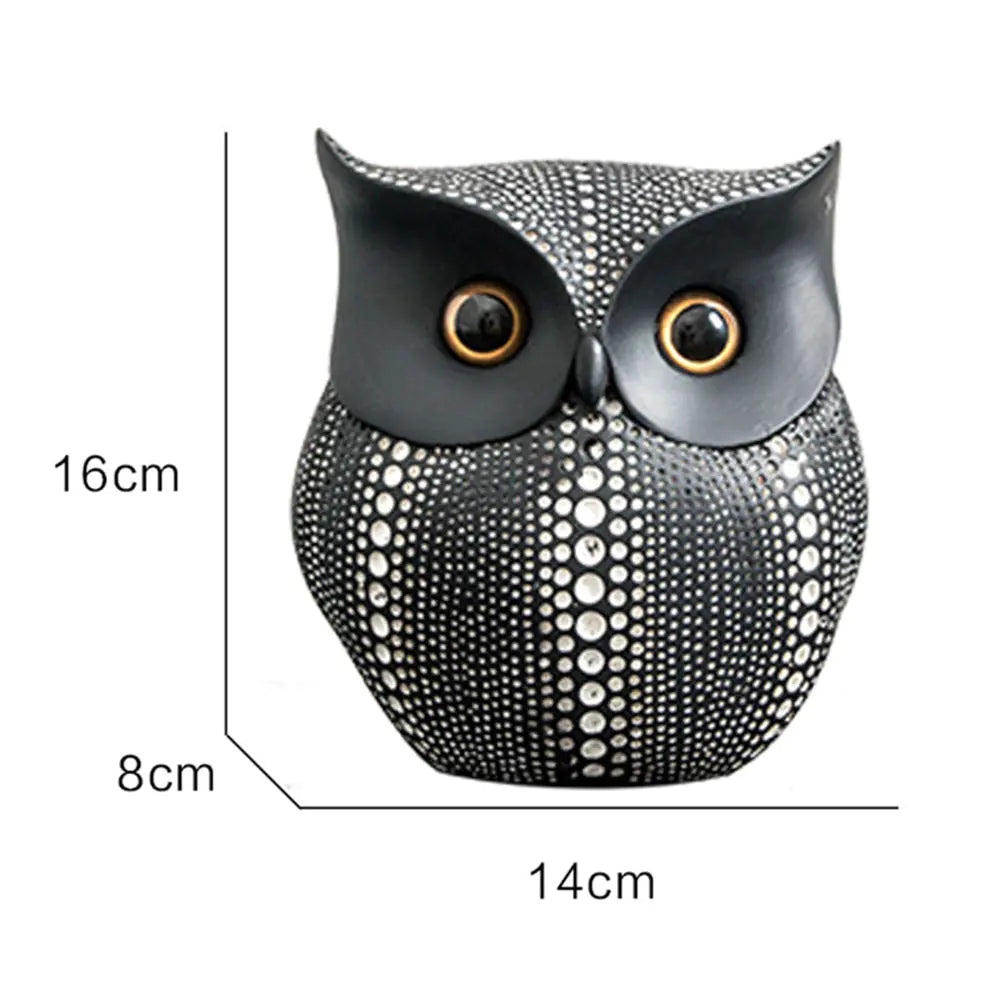 Modern Minimalist Cute Ceramic Owl Decor