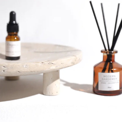 Wabi-Sabi Style Stone Tray for Modern Home Decor