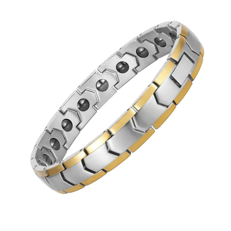 Stainless Steel Magnetic Therapy Health Bracelet