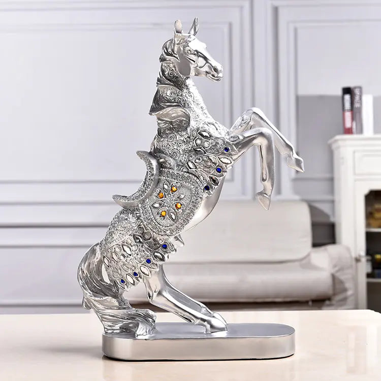 Creative Resin Horse Figurine for Home Decor