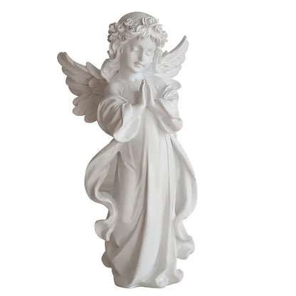 Adorable Angel Girl Sculpture for Home Decor (1 Piece)
