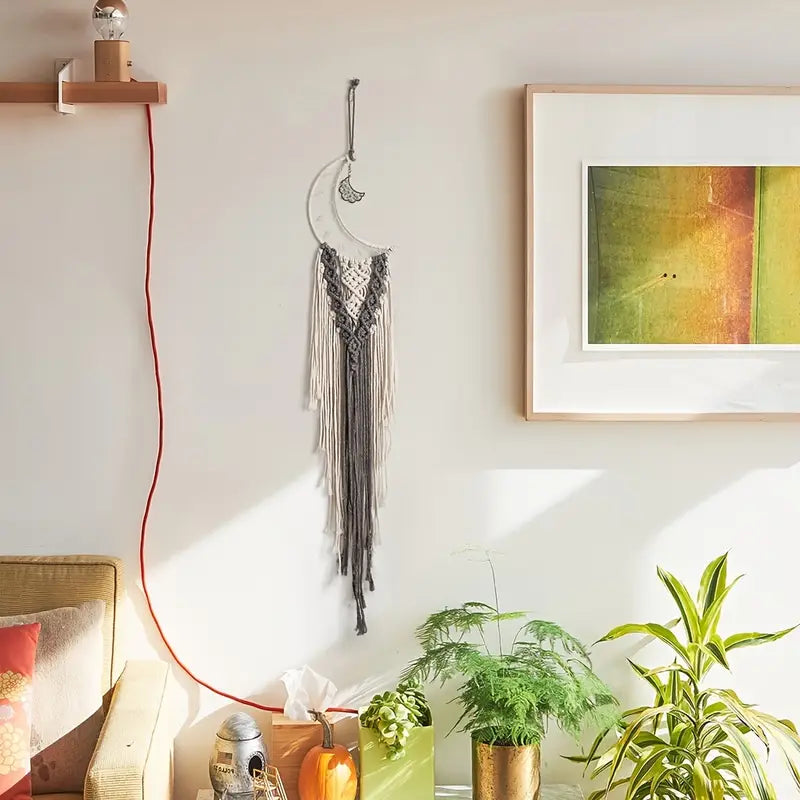 Handwoven Dream Catcher Tapestry for Home Decor