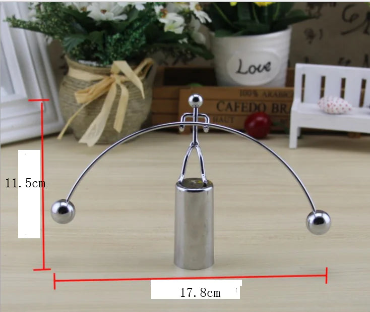 Metal Single Leg Balance Model for Home Decor and Gifts