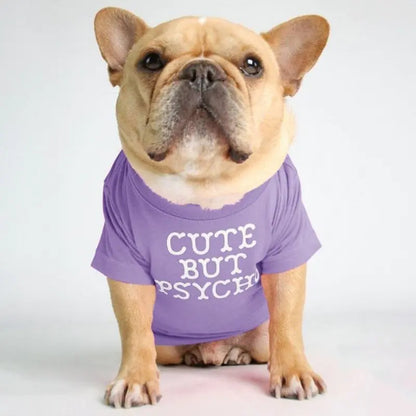 Humorous Turtleneck Round Neck T-shirt for Pets