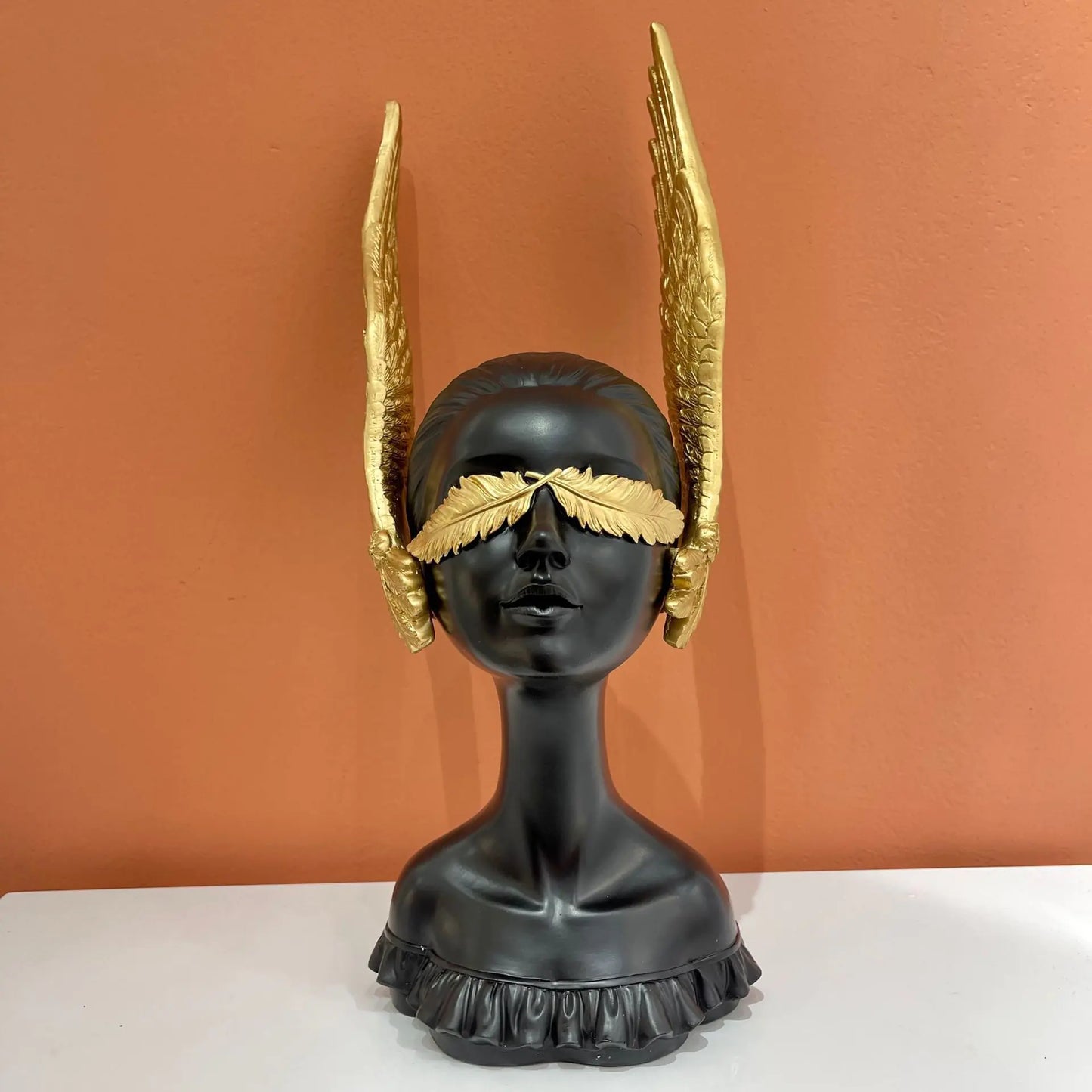 Creative Nordic Winged Goddess Resin Decor for Home