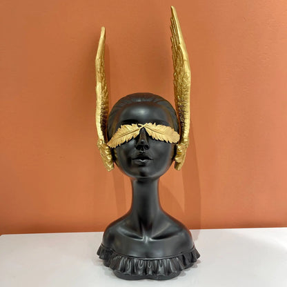 Creative Nordic Winged Goddess Resin Decor for Home