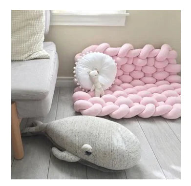 INS Handmade Twisted Cotton Floor Mat for Home Decor