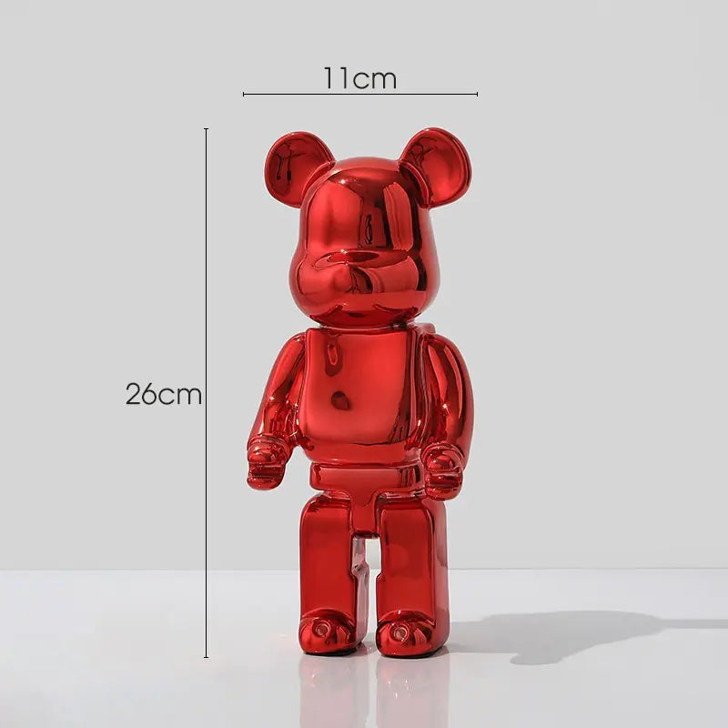 Luxury Electroplated Balloon Bear Decor for Home