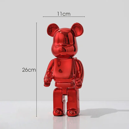 Luxury Electroplated Balloon Bear Decor for Home