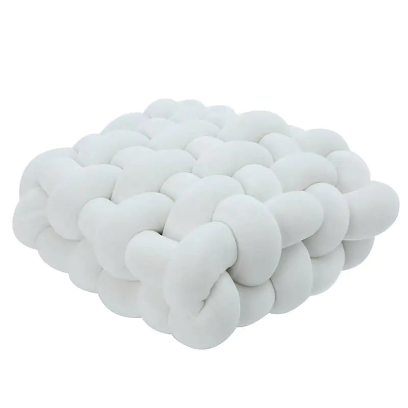 Woven Square Plush Cushion for Creative Home Decor