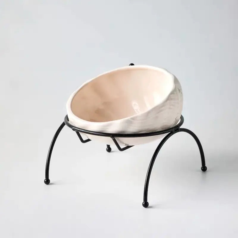 Pet Supplies Elevated Cat and Dog Bowls with Slant Design