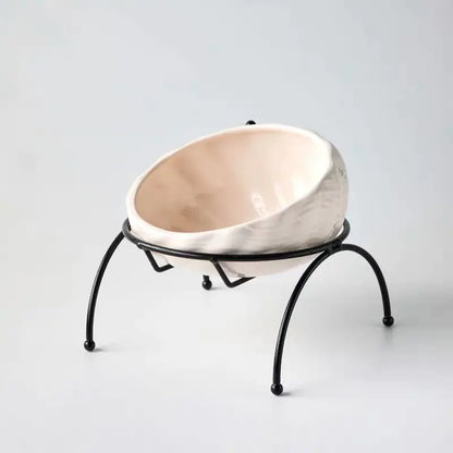 Pet Supplies Elevated Cat and Dog Bowls with Slant Design
