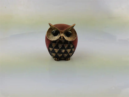 Owl Art Resin Decor