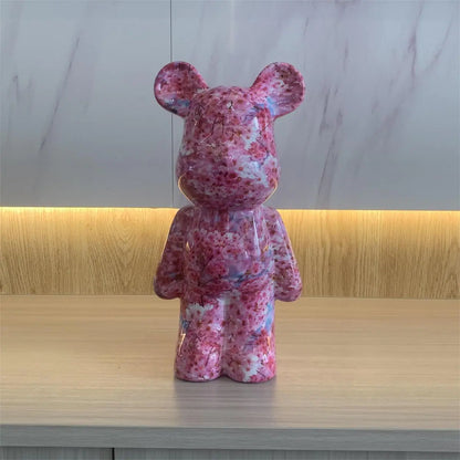 New Cute Heart Bear Figurine for Living Room Decor