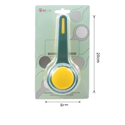 Contrasting Color Dog Comb for Easy Hair Removal