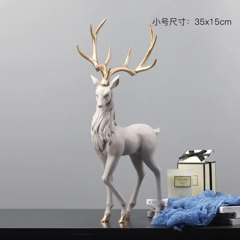 Elegant Deer Figurine for Home Decor and Gifts
