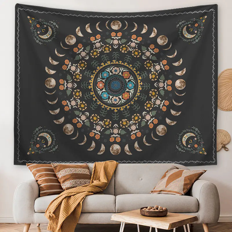Mandala Series Sunstone Tapestry for Home Decor