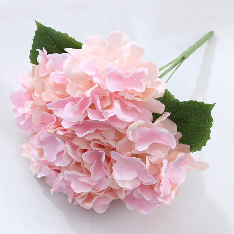 Artificial Hydrangea Bouquet for Home Decor (5 Heads)
