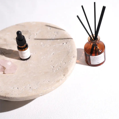 Wabi-Sabi Style Stone Tray for Modern Home Decor
