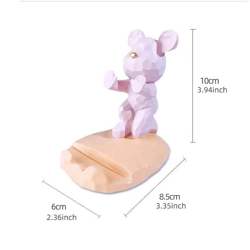 Creative Bear Phone Holder for Desktop Home Decor