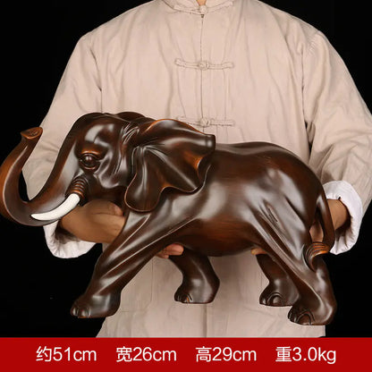 Resin Elephant Figurine for Home Decor (One Piece)