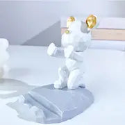 Creative Bear Phone Holder for Desktop Home Decor