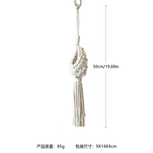 Bohemian Handmade Woven Tapestry Planter Decor