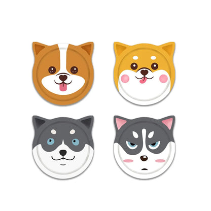 Funny Coasters for Drinks Absorbent Dog Themed Gift for Dog Lovers Dog Decor Christmas Birthday and Housewarming Gifts