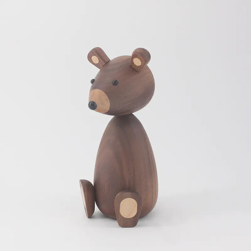 Danish Solid Wood Squirrel Figurine - Home Decor