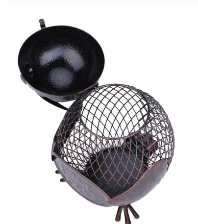 Iron Art Storage Decor - Owl Bottle Stopper Can