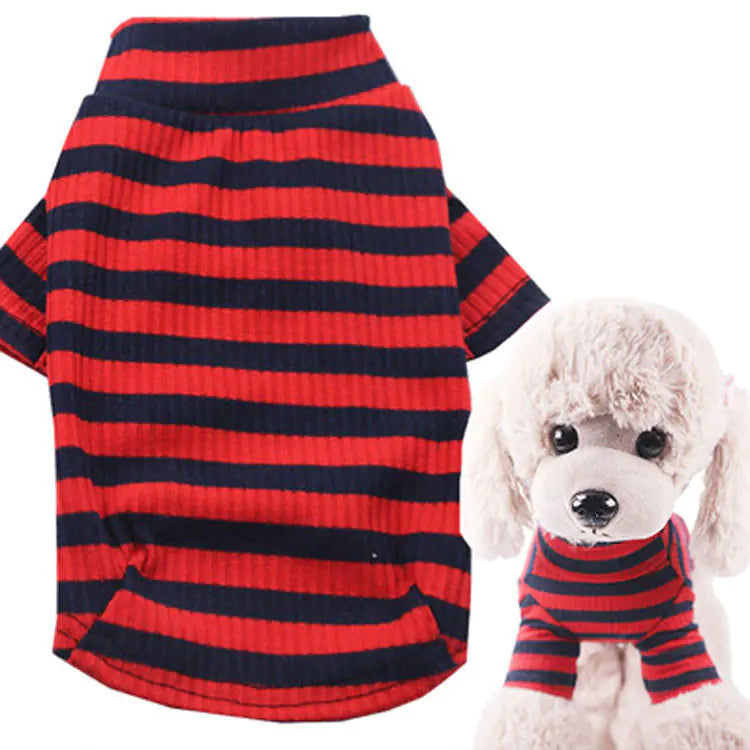Striped Pet Stretch Garments