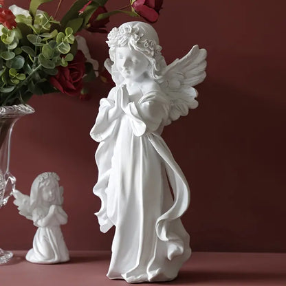 Adorable Angel Girl Sculpture for Home Decor (1 Piece)