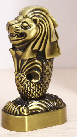 Singapore Merlion Metal Crafts Home Decor Model