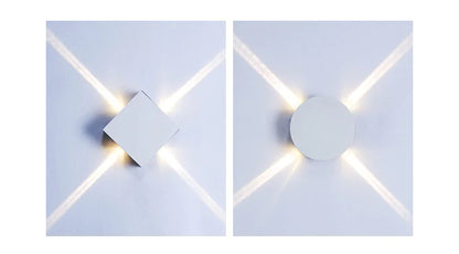 LED Cross Effect Wall Lamp for Modern Home Decor